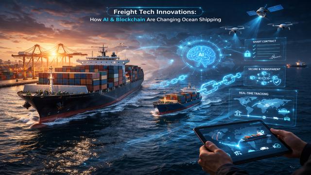 Freight Tech Innovations: How AI & Blockchain Are Changing Ocean Shipping