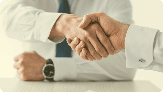 shaking hands