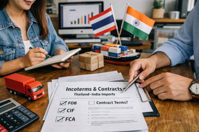 Incoterms & Contracts: Negotiating the Best Terms for Thailand-India Imports